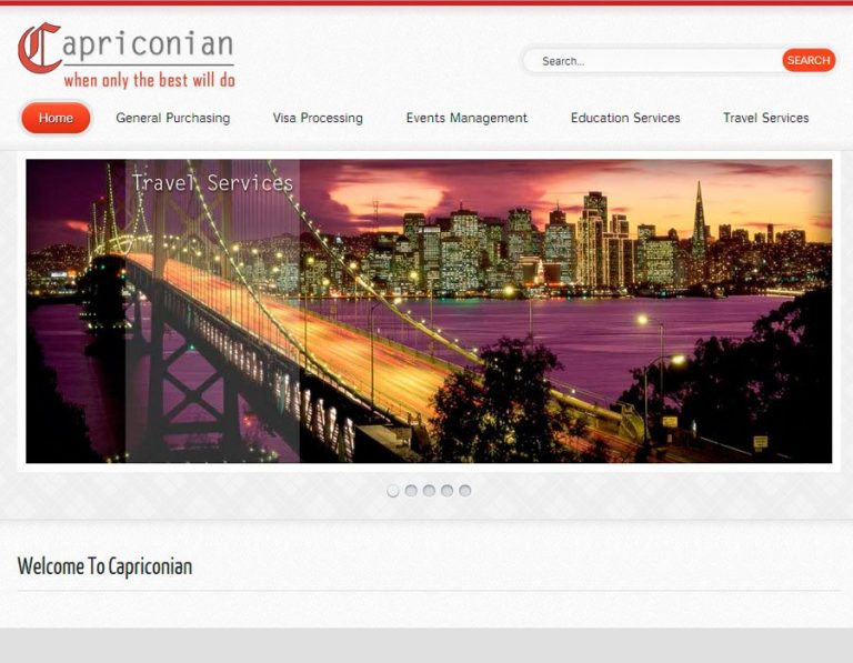 capriconian website designing joomla